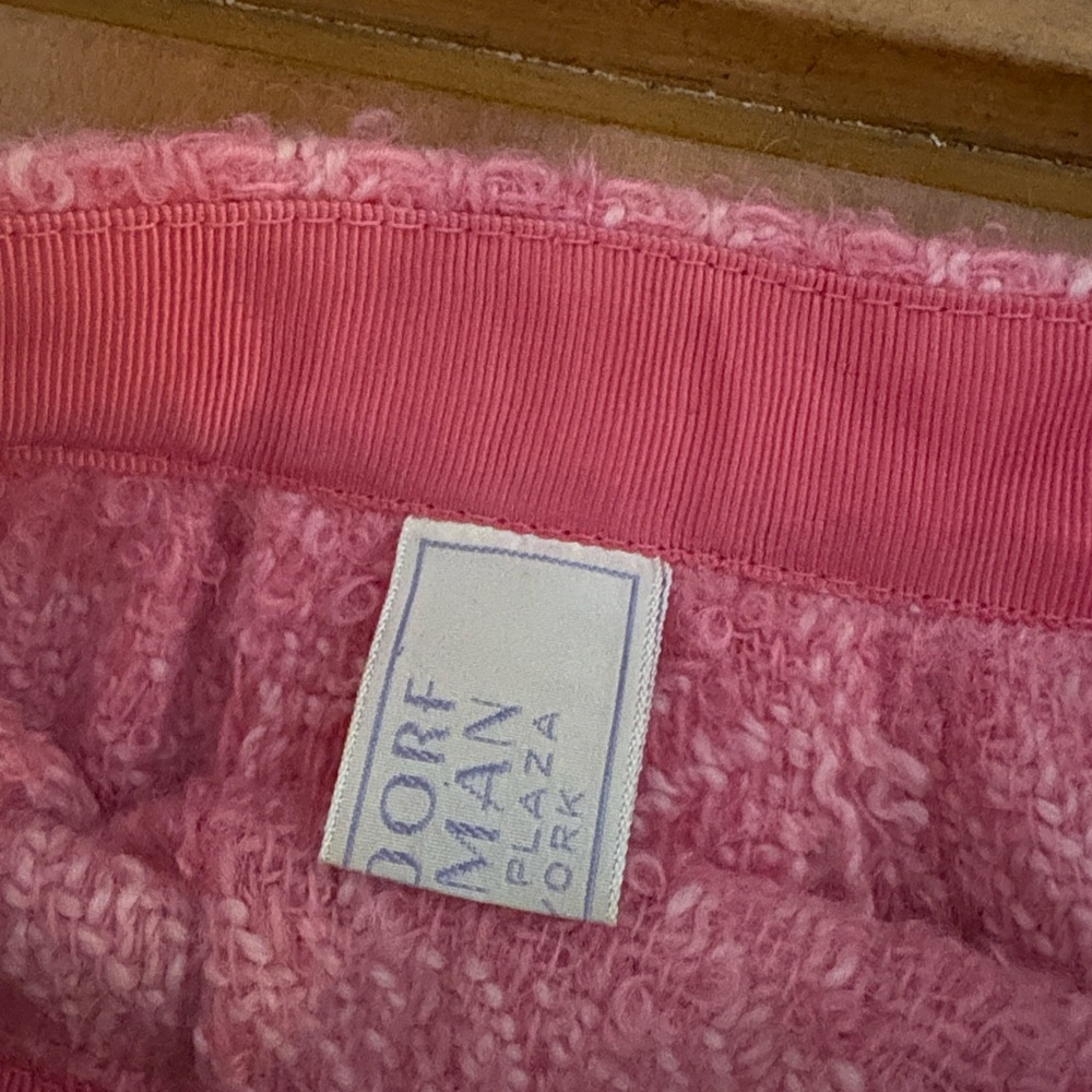 Bergdorf Goodman Pink Houndstooth Women's Skirt Size Small - Picture 3 of 11